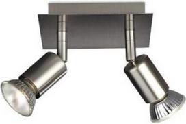 Single spot luminaire CARREA 2x50W GU10 230V IP20 Nickel 915000868502 | 5413987234378