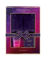 BAYLIS&HARDING Figų ir granatų aromato drėkinamasis pėdų losjonas (140 ml), kristalai pėdų mirkymui (100 g) ir kt.