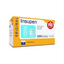 INSUPEN ORIGINAL, adata, insulino švirkštimo priemonė, 31G x 8 mm, 100 vnt. 