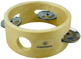 Medinis tamburinas Condorwood, 10cm