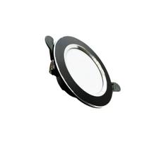 LED įleidžiamas lubinis šviestuvas LED/7,5W/230V 4000K juoda/sidabras