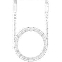 Energea NyloFlex Lightning į USB-C 1.5m Balta