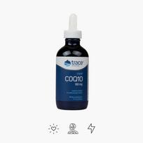 Trace Minerals skystas Kofermentas CoQ10 su jūros mineralų kompleksu, 118 ml