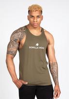 Gorilla Wear Carter Stretch Tank Top - Army Green