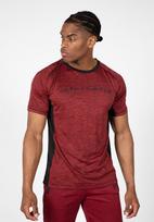 Gorilla Wear Fremont T-Shirt - Burgundy Red/Black