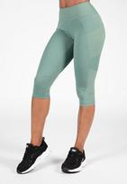 Gorilla Wear Monroe Cropped Leggings - Green