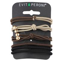 EVITA PERONI Poppy Pony Elastic Hair Ring x6