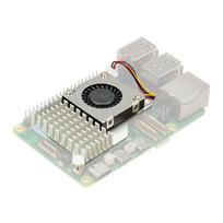 Raspberry Pi Active Cooler - aktyvus aušinimas - radiatorius + ventiliatorius skirtas Raspberry Pi 5