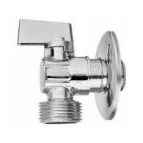 Kampinis ventilis INVENA ZW-11-W10-C, 1/2"x3/8", metalinė rankena