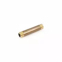 Žalvarinis trumpasriegis GENERAL FITTINGS, 1"x 150 mm, išor/išor