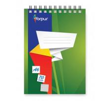 Bloknotas su spirale Forpus, A6/70, langeliais
