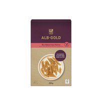 Ekologiški rudųjų ryžių makaronai "Penne" ALB GOLD, 250 g