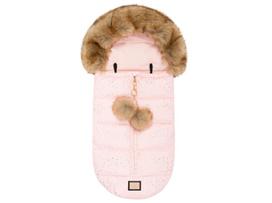 Bjallra of Sweden lopšio / automobilinės kėdutės žiemos vokelis, mova Pink gold dust