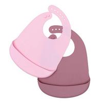 We might be tiny silikoniniai seilinukai Dusty Rose/Powder Pink