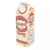Pusriebis Rokiškio pienas NAMINIS, 2,5% rieb., 1 l