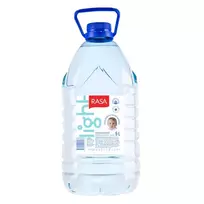 Negazuotas natūralus mineralinis vanduo RASA LIGHT, 5 l