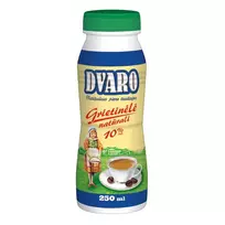 Natūrali DVARO grietinėlė, 10% rieb., 250 ml