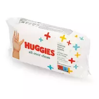 Drėgnosios kūdikių servetėlės HUGGIES ALL OVER CLEAN, 56 vnt.
