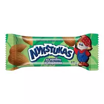 Glaistytas varškės sūrelis NYKŠTUKAS su vanilinu ir migdolais, 45 g