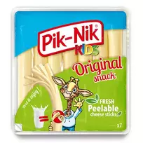 Plėšomos sūrio dešrelės PIK-NIK KIDS ORIGINAL, 40% rieb., 140 g