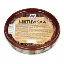 Sūdyta lietuviška silkių filė NORVELITA, 210 g