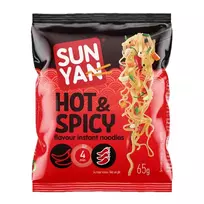 Greitai paruošiami makaronai aštraus skonio SUN YAN, 65 g