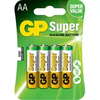 Baterija LR6 (AA), GP SUPER, 4 vnt.
