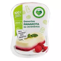 Desertas panakota su avietėmis, 200 g
