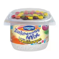Jogurtas vanilės sk su šoko dražė  125 g