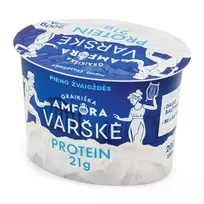 Liesa varškė be laktozės GRAIKIŠKA AMFORA PROTEIN, 0,9% rieb., 200 g