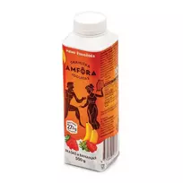 Jogurtas su braškėmis ir bananais GRAIKIŠKA AMFORA, 2,4% rieb., 500 g