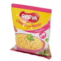 Greitai paruošiami makaronai sūrio ir kumpio skonio REEVA, 60 g