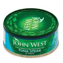 Tunų steikas savo sultyse JOHN WEST, 160 g