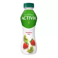 Geriamasis braškių ir kivių skonio jogurtas ACTIVIA, 1,6% rieb., 300 g