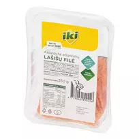 Atšaldytos Atlantinės lašišos filė su oda IKI, 250 g