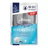 Silkės filė be aliejaus ZIGMAS, 500 g