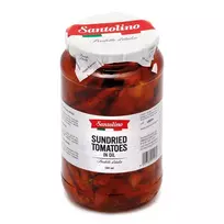 Saulėje džiovinti pomidorai saulėgrąžų aliejuje SANTOLINO, 550 g