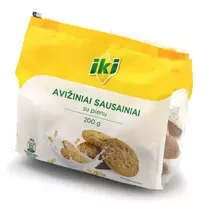IKI Avižiniai sausainiai su pienu, 200 g