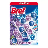 WC valiklis-gaiviklis BREF POWER AKTIV LAVENDER, 150 g