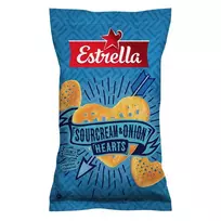 Grietinės ir svogūnų sk.traškus užkandis ESTRELLA BITES, 110 g