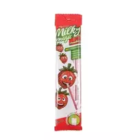 Braškių skonio šiaudeliai MILKY MAGIC, 26 g