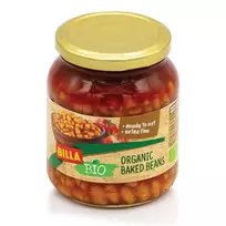 Ekologiškos pupelės pomidorų padaže BILLA BIO, 370 ml