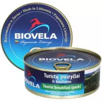 Turistų pusryčiai iš kiaulienos BIOVELA, 240 g
