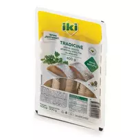 IKI silpnai sūdyta tradicinė Atlantinių silkių filė su aliejumi, 400 g