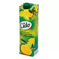 Citrinų ir žaliųjų citrinų sulčių gėrimas CIDO (15%), 1 l