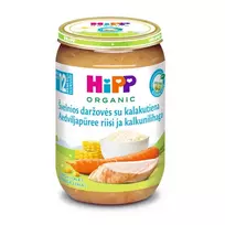 Ekologiška kalakutiena su daržovėmis (nuo 12 mėn.) HIPP, 220 g