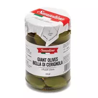 Didelės, žaliosios alyvuogės BELLA DI CERIGNOLA SANTOLINO, 290 g