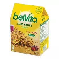 Sausainiai su grūdais, spanguolėmis ir razinomis BELVITA, 250 g