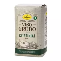 Kvietiniai visų grūdo dalių miltai MALSENA, 1,75 kg