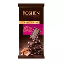 Juodasis šokoladas su druskintais migdolais ROSHEN, 85 g